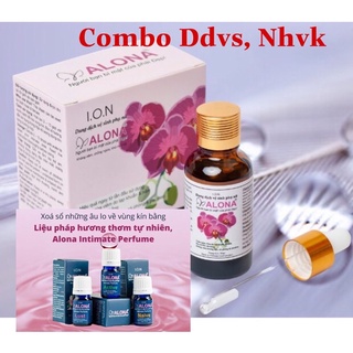 Combo Dung dịch vệ sinh và Nước hoa vùng kín ALONA