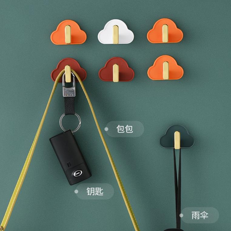 Vỉ 4 Móc Treo Tường Hình Đám Mây