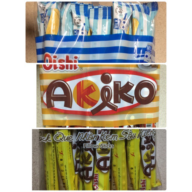 | Hàng Có Sẵn | Bánh Que Snack Akiko Oshi Các Vị