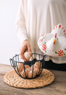 Giỏ đựng trứng gà mái mơ