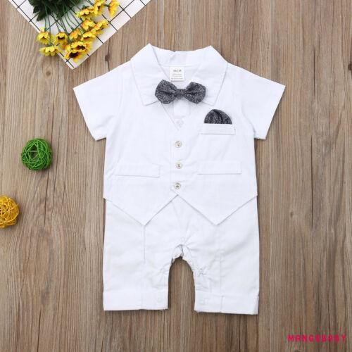 Bộ Áo Liền Quần Cotton Tay Ngắn Thời Trang 2019 Cho Bé Trai