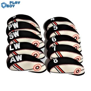 10 Pcs/set Professional Golf Club Iron Head Cover Golf Protective Headcovers