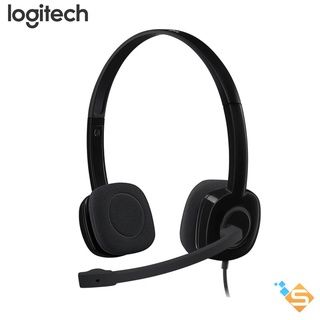 Tai Nghe Chụp Tai LOGITECH H151 1 jack 3.5mm Kèm Mic Khử Ồn - Bảo Hành Chính Hãng 1 Năm