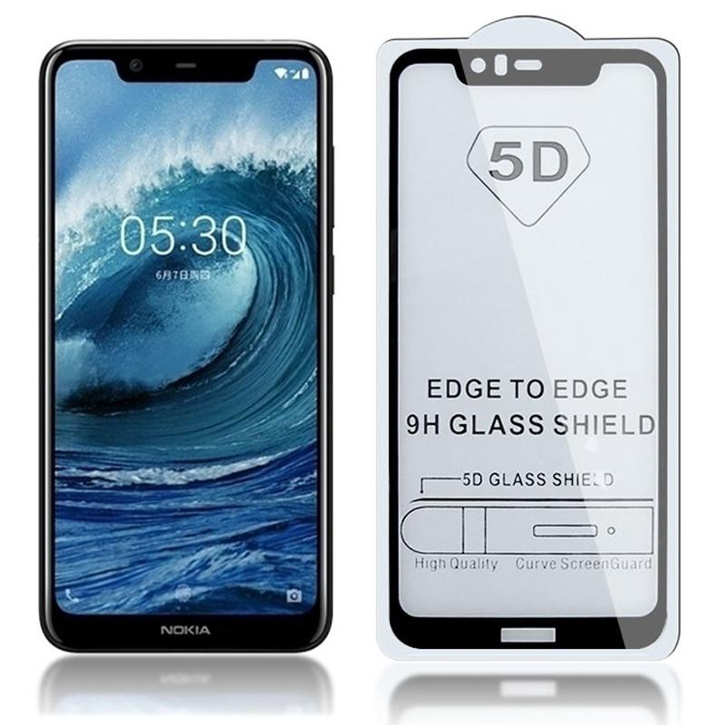 Kính cường lực 5D bảo vệ màn hình cho điện thoại Nokia 6 2018 / X6 / 6.1 Plus