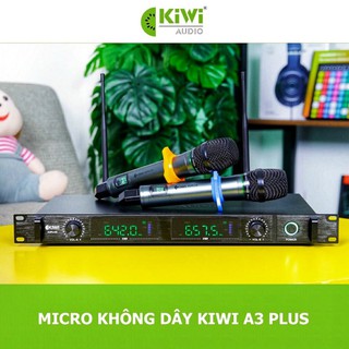[ MIỄN PHÍ VẬN CHUYỂN ] MICRO KHÔNG DÂY KIWI A3 PLUS,  MÍC KIWI A3 PLUS HÀNG CHÍNH HÃNG. MICRO KHÔNG DÂY CAO CẤP