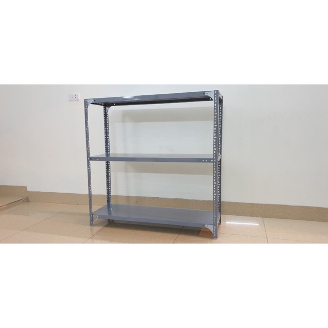 Kệ sắt v lỗ đựng đồ đa năng 3 tầng : dài 1.2m, rộng 0,3m, cao 1m
