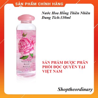 Nước Hoa Hồng Thiên Nhiên Bulgarian Rose Karlovo 330ml