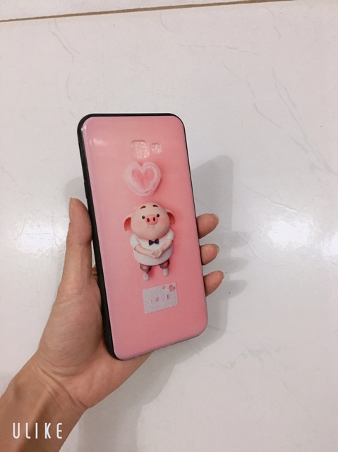 Ốp heo trái tim sam sung J4+, J4 Plus, J4 Core