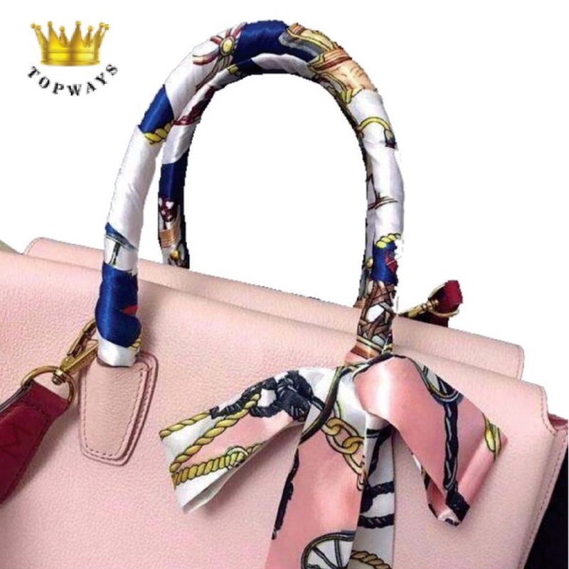 Dây Buộc Tóc Vải Satin Dáng Dài Thắt Nơ Kiểu Pháp Cổ điển Dễ Thương Hàn Quốc