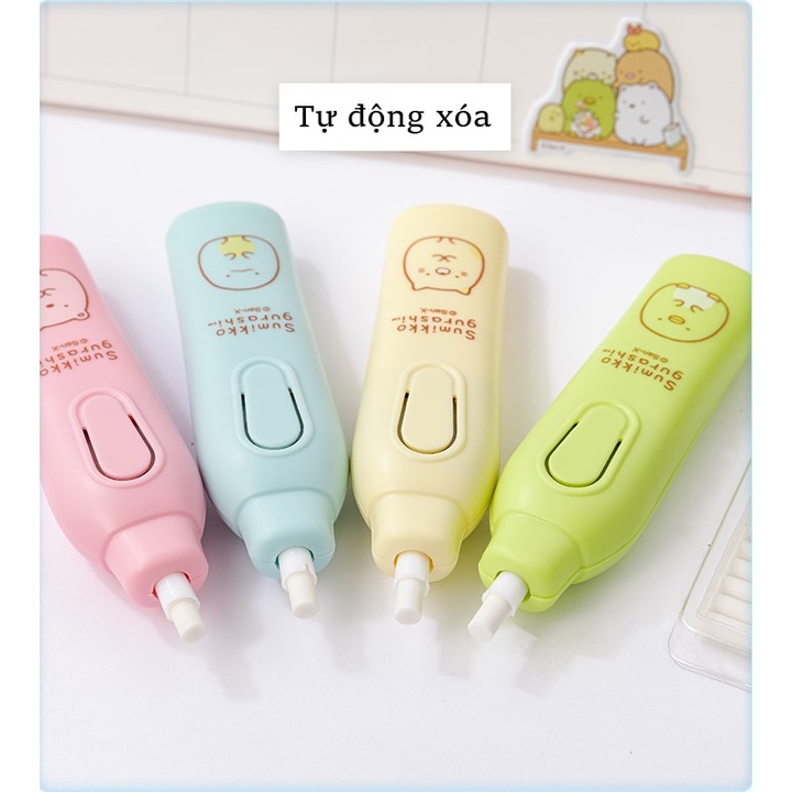 Tẩy Điện Tự Động Làm Sạch Corner Buddy Electric, Họa Tiết Hoạt Hình Dễ Thương, Tiện Lợi, Dễ Dàng Xóa Tự Động