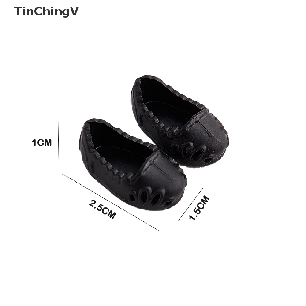 Set 4 Đôi Giày Cao Cấp Cho Búp Bê BJD 17cm