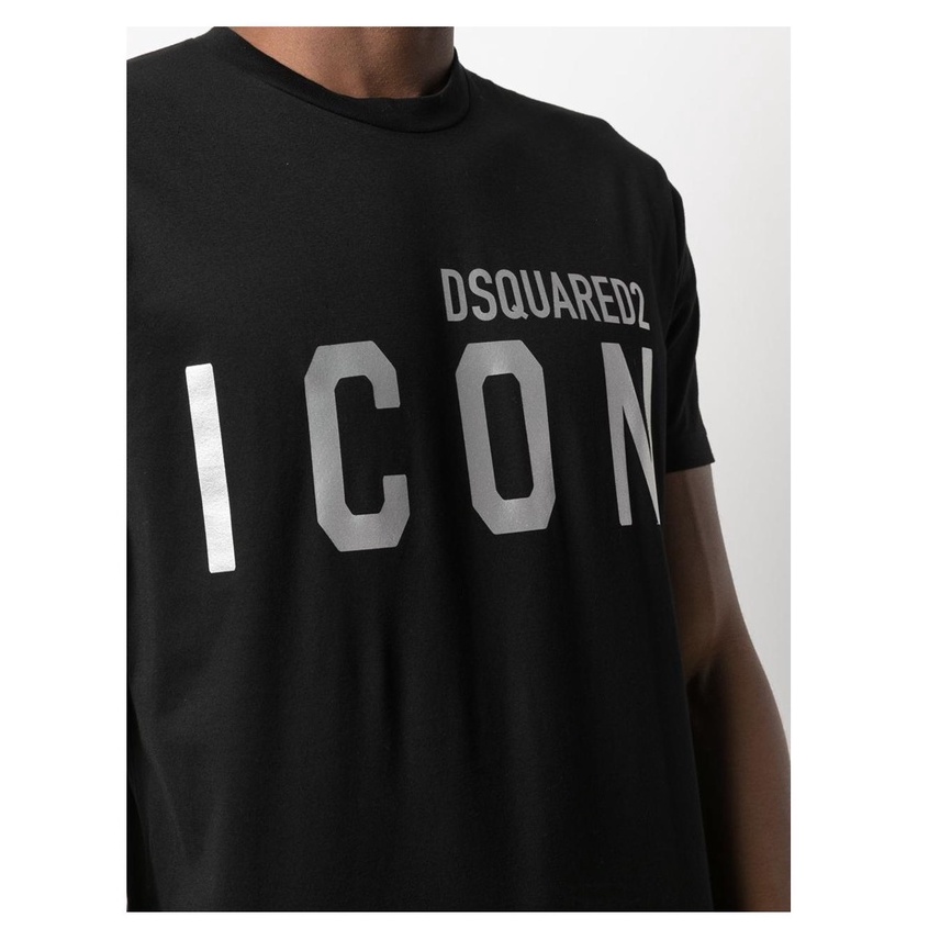 Áo thun in họa tiết Dsquared2 kiểu dáng thời trang