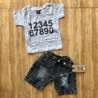 Set jean bé trai 8-24kg
