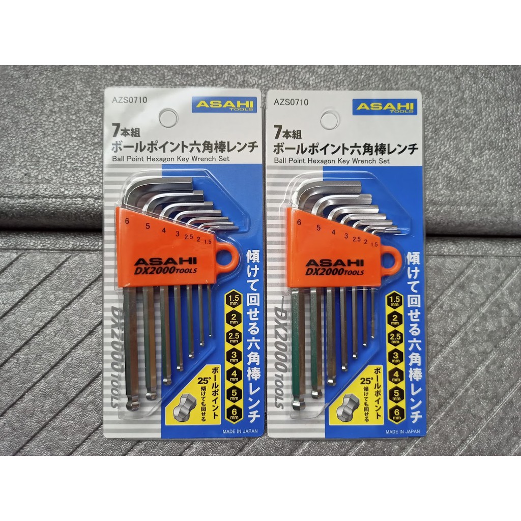 Bộ lục giác bi loại ngắn AZS0710 Asahi Japan
