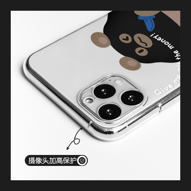 Ốp lưng iphone Ốp điện thoại trong suốt in chữ độc đáo cho Iphone6/6plus/6S/6S plus/6/7/7plus/8/8plu Dinuo case