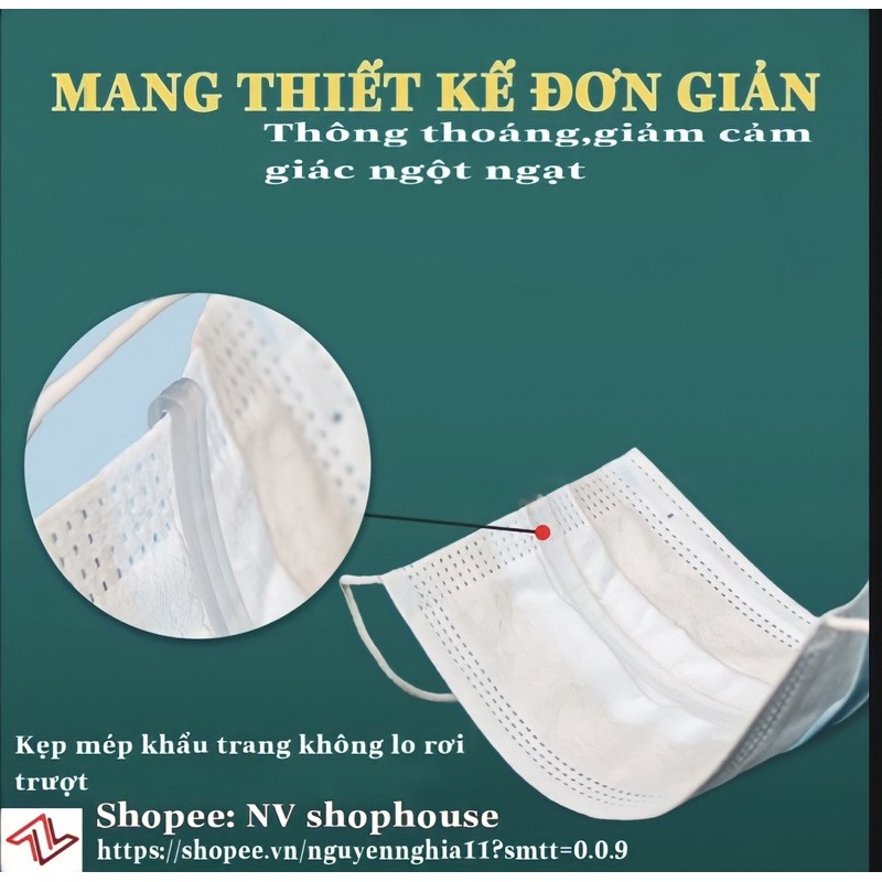 Khẩu trang thông minh (combo 2 sp chống trôi son )