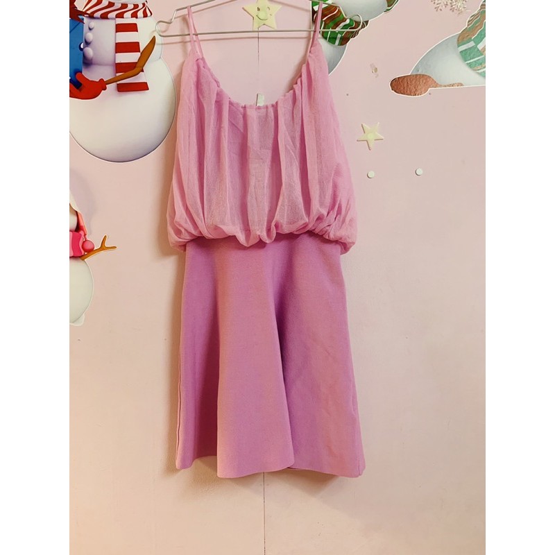 Đầm Zara màu tím môn, size S