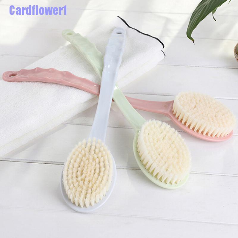 Bàn Chải Cầm Tay Cán Dài Tẩy Tế Bào Chết Tiện Dụng