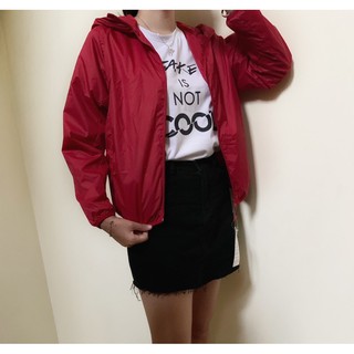 [HÀNG ĐẸP] ÁO GIÓ NỮ MÀU ĐỎ HAI LỚP