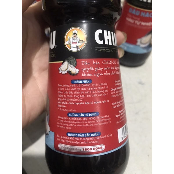 Dầu hào Chin-su chai 400g - hàu tự nhiên