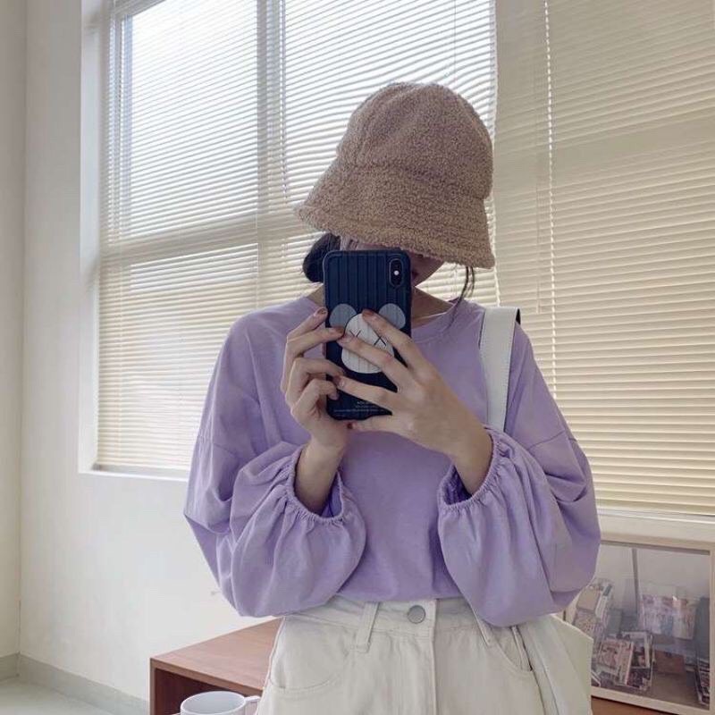 ÁO THUN TAY DÀI FORM RỘNG TAY BO chất đẹp | Áo unisex tay dài - AK0031 | bear.story