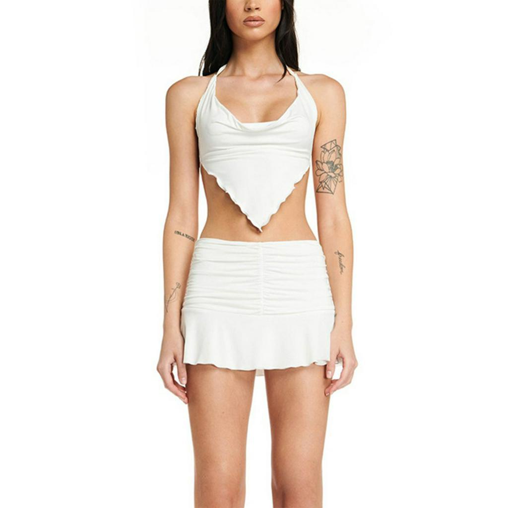 Áo Yếm Nữ Cộc Tay Hở Lưng Quyến Rũ