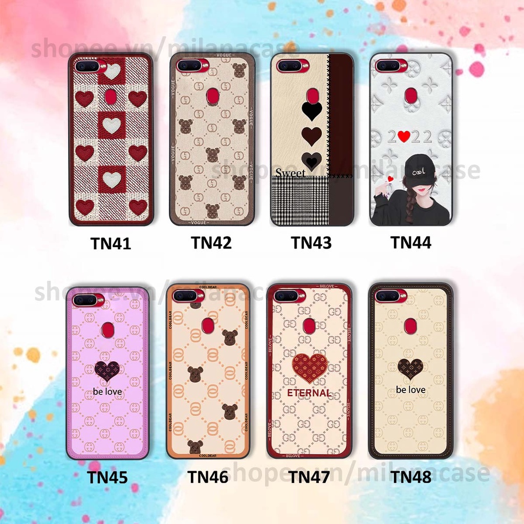 Ốp Oppo A5s / A7 / F9 / A12 hình trái tim be love tình yêu siêu đẹp, cá tính, thời trang