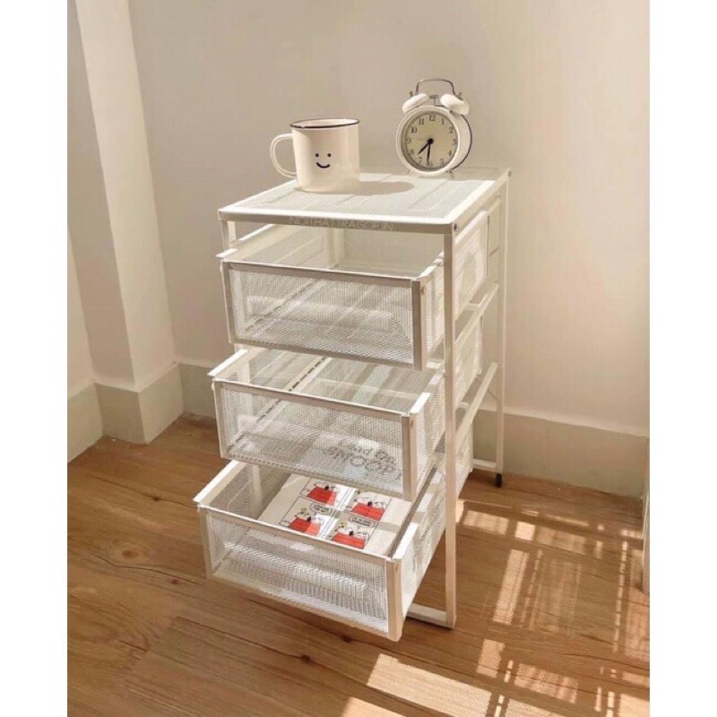 Kệ Để Tài Liệu Làm Việc IKEA  Giá Có Ngăn Kéo Để Đồ Skin Care Chimi House