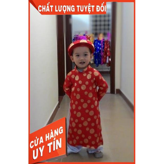 [GIÁ HỦY DIỆT] Áo dài truyền thống cho bé trai bé gái gấm Thái Tuấn