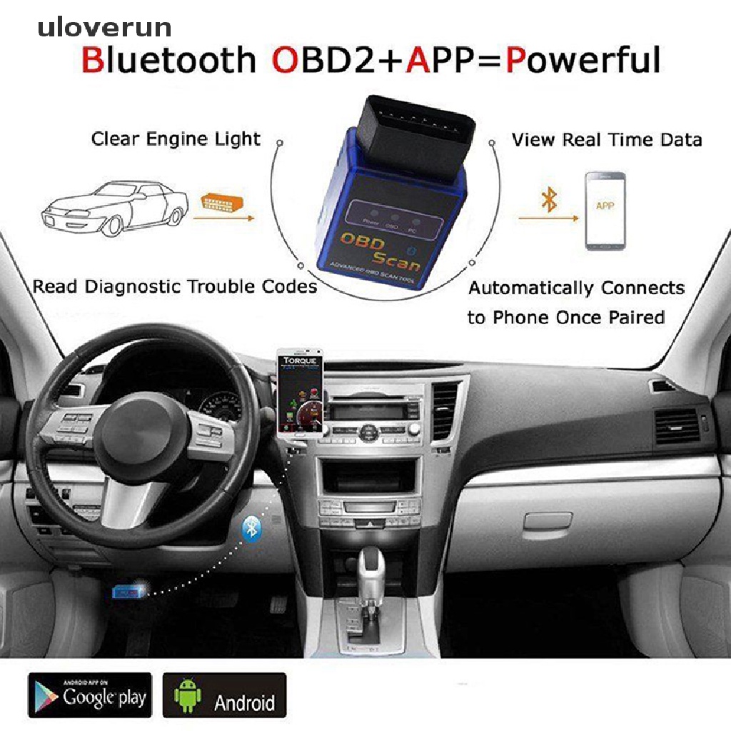 Thiết Bị Chẩn Đoán Lỗi ELM327 OBD2 OBDII Bluetooth Dành Cho Android