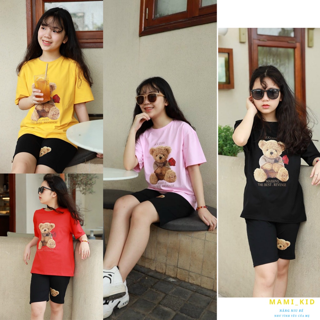 Bộ Đồ Bé Gái Size Đại 20-45kg, Chất Cotton 4 chiều đẹp, Hình Ngộ Nghĩnh (hình có thể thay đổi tùy lô hàng ạ) Shop Mamiki