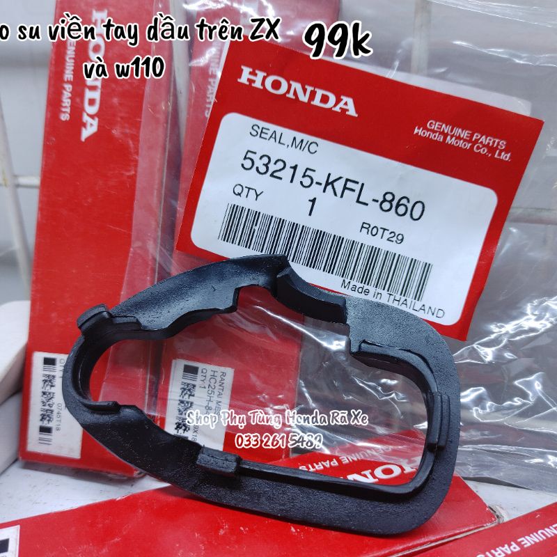 Cao su viền tay dầu thắng dĩa W110 thái và ZX zin Made in Thailand