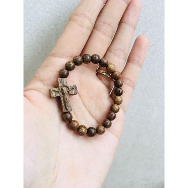 Vòng đeo tay trầm tốc mix thánh giá cho Bé Trai,Bé Gái