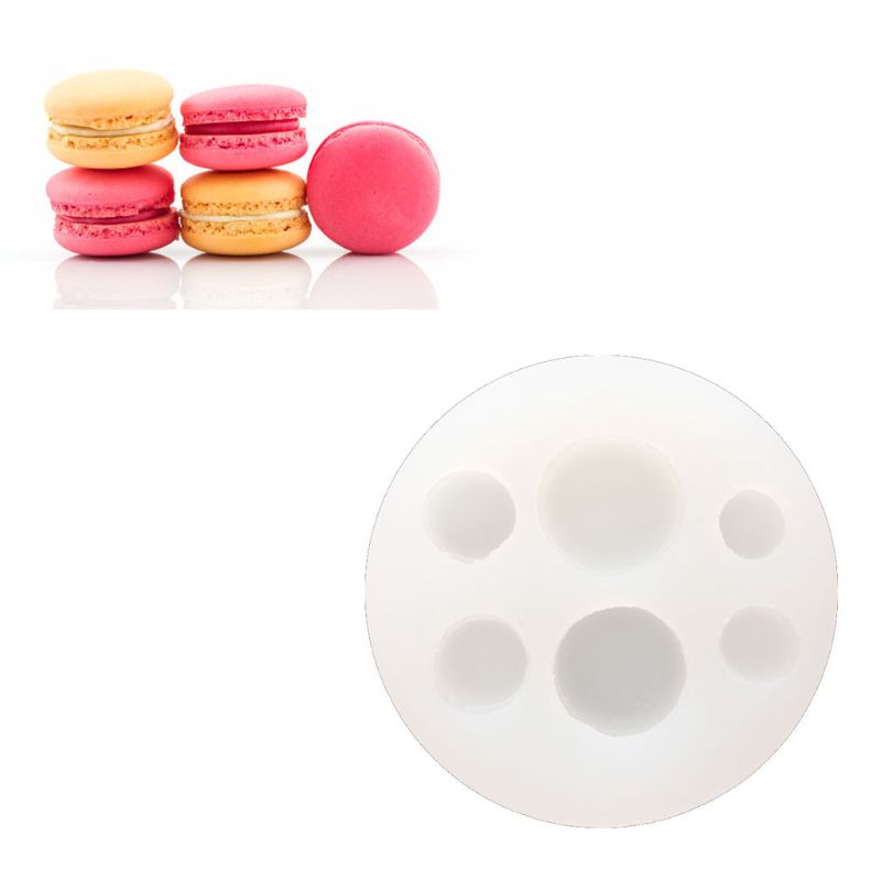 Khuôn Silicone Làm Bánh Macaron 3d