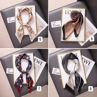 Set 3 khăn lụa 70x70 giá sale 125k