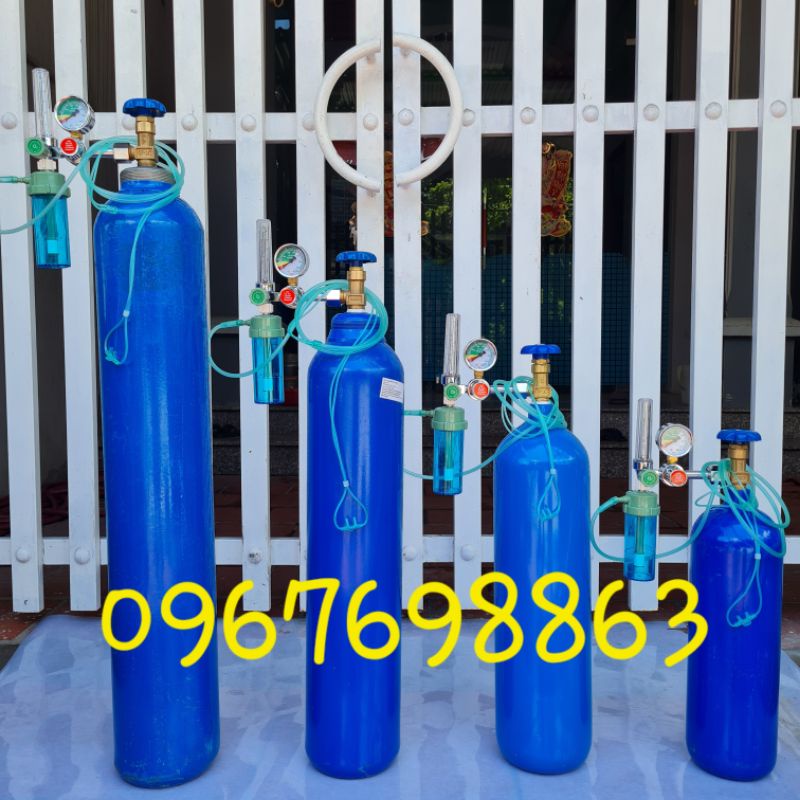 Trọn Bộ Bình Oxy Y Tế 15Lít Sử Dụng Ngay