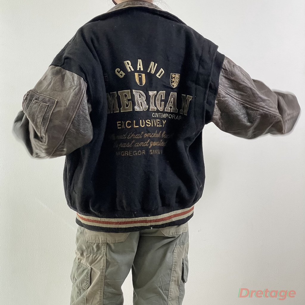 ÁO KHOÁC BÓNG CHÀY VARSITY JACKET MCGREGOR VINTAGE 90'S