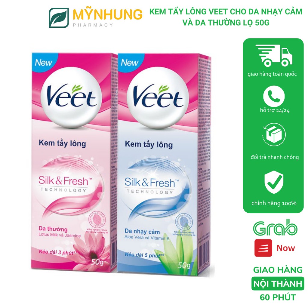 VEET- KEM TẨY LÔNG CHO MỌI LOẠI DA 50g