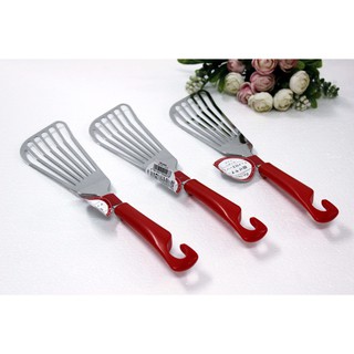 Xẻng lật bản rộng, có rãnh bằng inox KAI