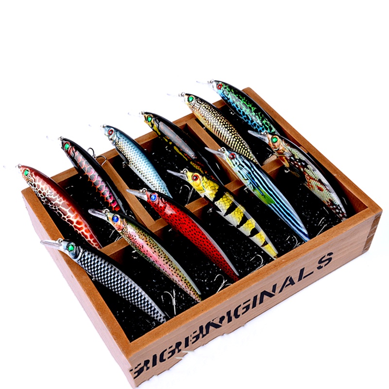 Mồi Câu Cá Giả 11cm / 13.4g Nhiều Màu Sắc