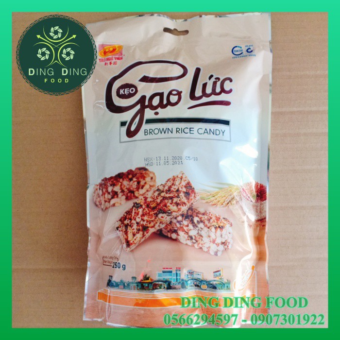 1Kg Kẹo Gạo Lức Tân Huê Viên [ Hàng Cân Ký ] , Đặc Sản Sóc Trăng - DING DING FOOD