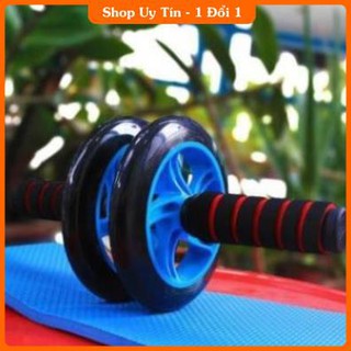 Con lăn 2 bánh tập cơ bụng ab whell tặng kèm thảm lót