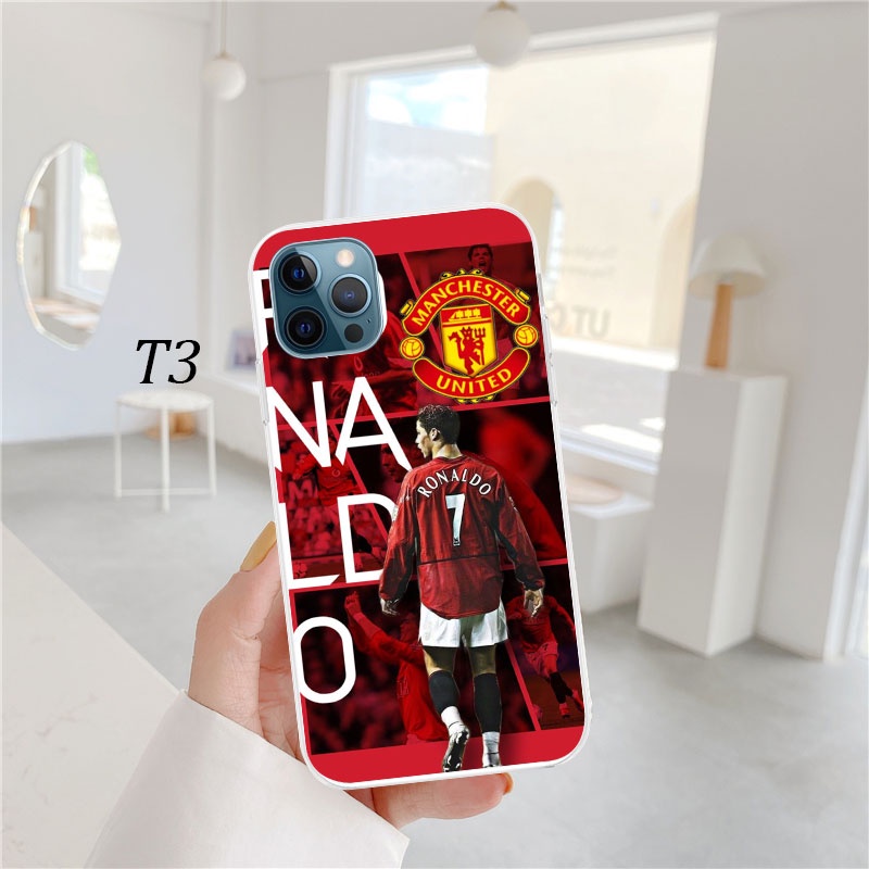 Ốp Điện Thoại Trong Suốt Hình cr7 cristiano ronaldo Cho iphone se xr 5 5s 6 6s 7 8 plus 11 pro max ln21