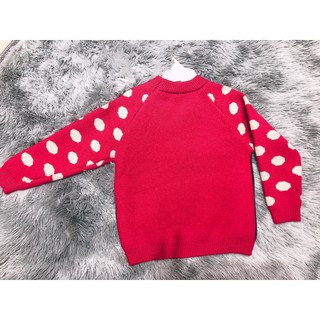 (Free ship- Hàng Quảng Châu cao cấp) ÁO LEN MICKEY CHO BÉ GÁI