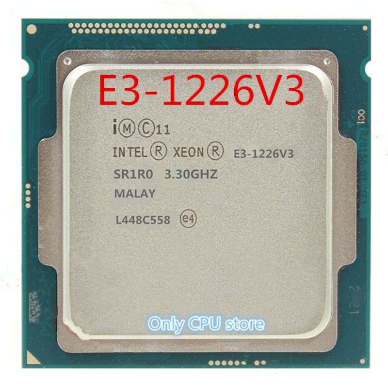 Bộ xử lý Intel Xeon E3-1226V3 co onboard