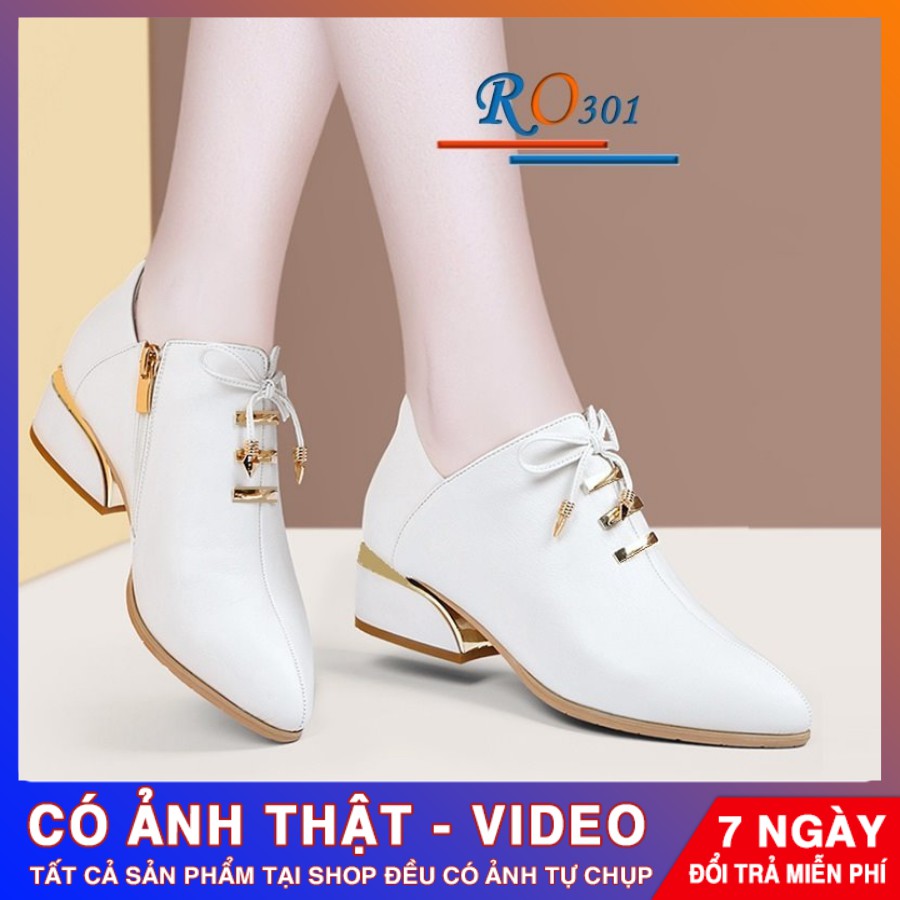Giày Boot nữ cao cấp ROSATA RO301 - HÀNG VIỆT NAM - BKSTORE