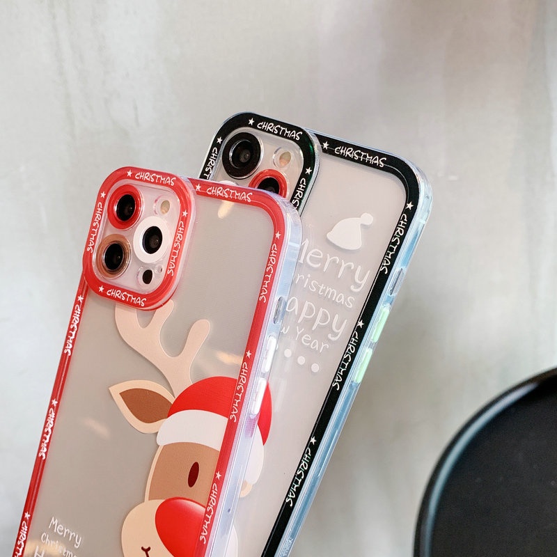 Ốp Điện Thoại Mềm Hình Ông Già Noel Cho Samsung Galaxy A03 A03S A02S A21S A20S A10S A22 A31 A32 A02 M02 A11 M11 A12 A52 A52S A72 A51 A71 A50 A50S 4G 5G