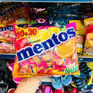Kẹo Mentos trái cây Thái Lan (120 viên)