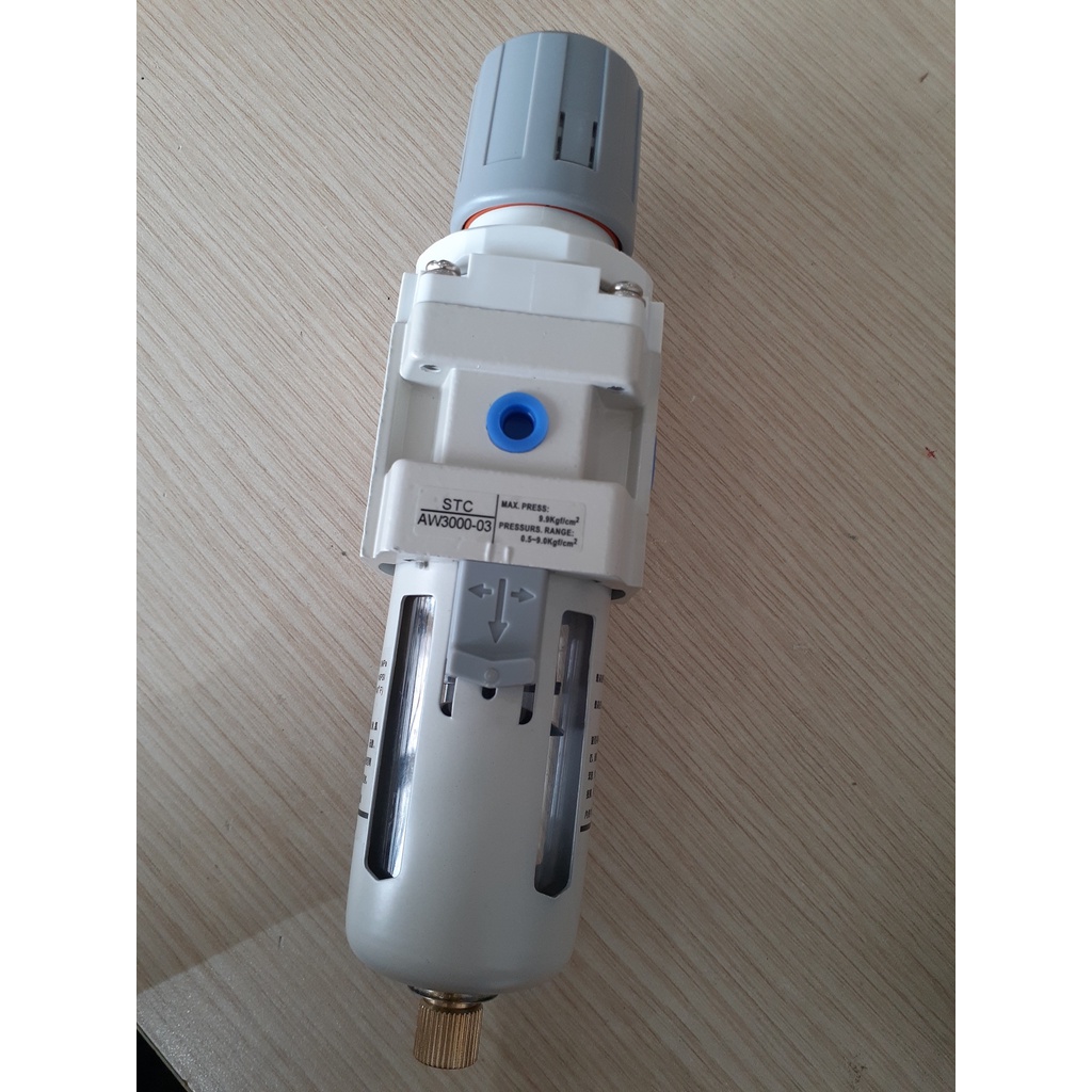Bộ lọc khí AW2000-01/02 AW3000-02/03 AW4000-03/04 có kèm gá và đồng hồ