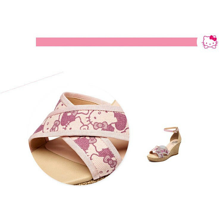 Giày đế xuồng Hello Kitty Wedges (Hàng hiệu săn sale)